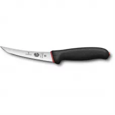 Кухонний ніж обвалочний Victorinox Fibrox Boning Flex Dual Grip 12 см Чорно-червоний (5.6613.12D)