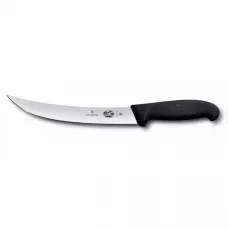 Кухонний ніж м'ясника Victorinox Fibrox Breaking 20 см Чорний (5.7203.20)