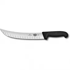 Кухонний ніж м'ясника Victorinox Fibrox Butcher 25 см Чорний (5.7323.25)