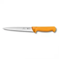 Кухонний ніж філейний Victorinox Swibo Filleting 18 см Жовтий (5.8403.18)