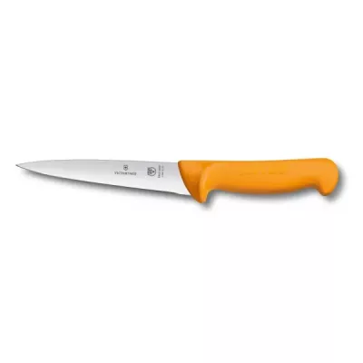 Кухонний ніж обробний Victorinox Swibo BoningSticking 18 см Жовтий (5.8412.18)