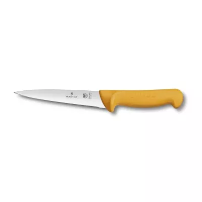 Кухонний ніж обробний Victorinox Swibo BoningSticking 21 см Жовтий (5.8412.21)