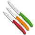 Набір кухонних овочевих ножів Victorinox Swiss Classic Paring Set 3 шт Різнокольорові (6.7116.32)