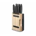 Набір кухонних ножів та підставки Victorinox Swiss Classic Cutlery Block 12 предметів Чорні (6.7153.11)