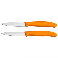 Набір кухонних овочевих ножів Victorinox Swiss Classic Paring 8 см 2 шт.