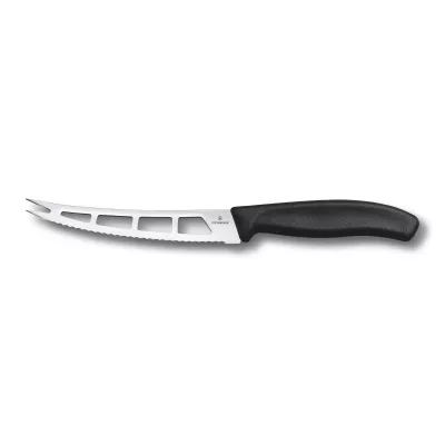 Кухонний ніж для сиру Victorinox Swiss Classic Butter Cheese 13 см Чорний (6.7863.13B)