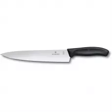 Кухонний ніж обробний Victorinox Swiss Classic Carving 22 см Чорний (6.8003.22B)