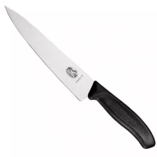 Кухонний ніж обробний Victorinox Swiss Classic Carving 19 см Чорний (6.8003.19B)