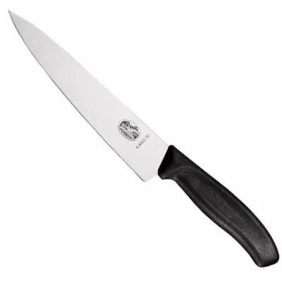 Кухонний ніж обробний Victorinox Swiss Classic Carving 19 см Чорний (6.8003.19B)