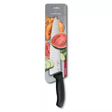 Кухонний ніж для нарізки Victorinox Swiss Classic Carving 25 см Чорний (6.8023.25B)