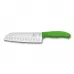 Кухонний ніж Victorinox Santoku 17 см Зелений (6.8526.17L4B)