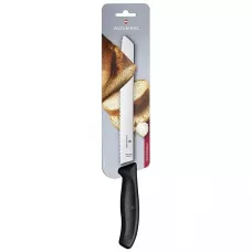 Кухонний ніж для хліба Victorinox Swiss Classic Bread 21 см Чорний (6.8633.21B)