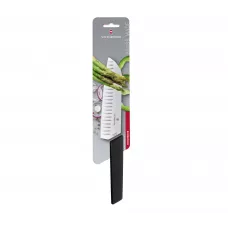 Кухонний ніж Victorinox Swiss Modern Santoku 17 см Чорний (6.9053.17KB)