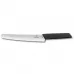 Кухонний ніж для хліба Victorinox Swiss Modern BreadPastry 22 см Чорний (6.9073.22WB)