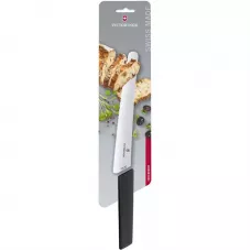 Кухонний ніж для хліба Victorinox Swiss Modern BreadPastry 22 см Чорний (6.9073.22WB)