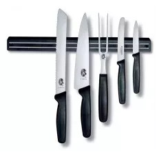 Магнітна планка-тримач ножів Victorinox 35 см Чорна (7.7091.3)