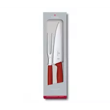 Кухонний набір ножів Victorinox SwissClassic Carving Set Червоний (6.7131.2G)