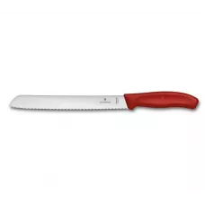 Кухонний ніж для хліба Victorinox SwissClassic Bread 210 мм Червоний (6.8631.21B)