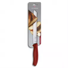 Кухонний ніж для хліба Victorinox SwissClassic Bread 210 мм Червоний (6.8631.21B)