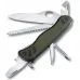 Швейцарський складаний ніж Victorinox Swiss Soldier's Knife 111мм 10 функцій Чорно-зелений (0.8461.MWCHB1)