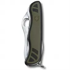 Швейцарський складаний ніж Victorinox Swiss Soldier's Knife 111мм 10 функцій Чорно-зелений (0.8461.MWCHB1)