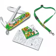 Набір подарунковий дитячий Victorinox My First Children Set Animal Edition Rabbit ніж 84 мм/9 функцій (0.2373.E2)