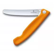Кухонний ніж складаний Victorinox SwissClassic Foldable Paring 110 мм Помаранчевий (6.7836.F9B)