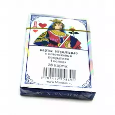 Карти гральні атласні Duke у колоді 36 карт 9х6,5 мм (DN32699)