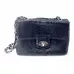 Жіноча сумка Piton Bags зі шкіри пітона 20х14х8 см Чорна (DN32636B)