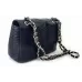 Жіноча сумка Piton Bags зі шкіри пітона 20х14х8 см Чорна (DN32636B)