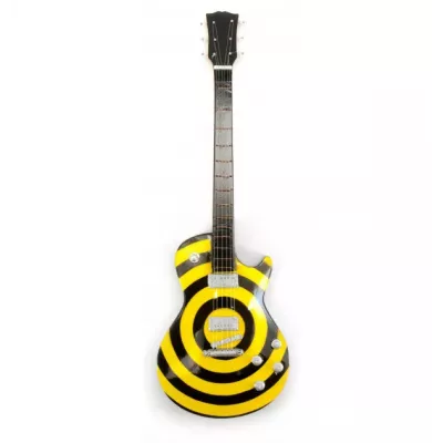 Гітара мініатюра дерево GUITAR GL SPIRAL YELLOW 24 см жовтий (DN29838)