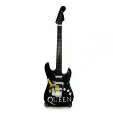 Гітара Queen мініатюра дерево 24 см чорний (DN29922)