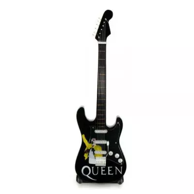 Гітара Queen мініатюра дерево 24 см чорний (DN29922)