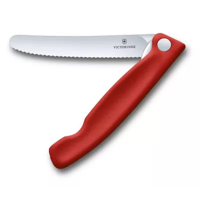 Кухонний ніж Victorinox Swiss Classic Foldable Paring Knife складаний, червоний, 11 см (6.7831.FB)