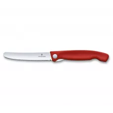 Кухонний ніж Victorinox Swiss Classic Foldable Paring Knife складаний, червоний, 11 см (6.7831.FB)