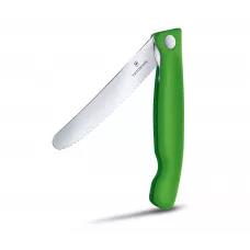 Кухонний ніж Victorinox Swiss Classic Foldable Paring Knife складаний, зелений, 11 см (6.7836.F4B)