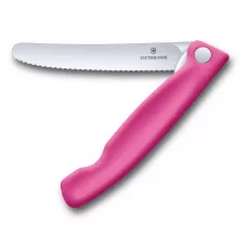 Кухонний ніж Victorinox Swiss Classic Foldable Paring Knife складаний, рожевий, 11 см (6.7836.F5B)
