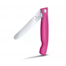 Кухонний ніж Victorinox Swiss Classic Foldable Paring Knife складаний, рожевий, 11 см (6.7836.F5B)