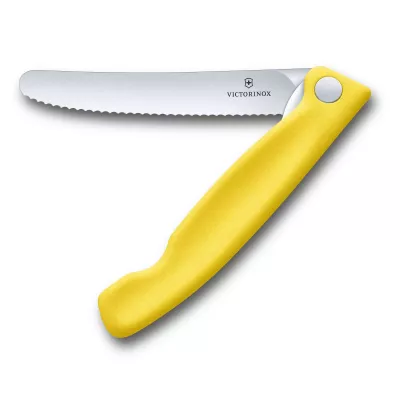 Кухонний ніж Victorinox Swiss Classic Foldable Paring Knife складаний, жовтий, 11 см (6.7836.F8B)