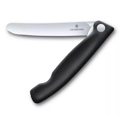 Кухонний ніж Victorinox Swiss Classic Foldable Paring Knife складаний, чорний, 11 см (6.7803.FB)