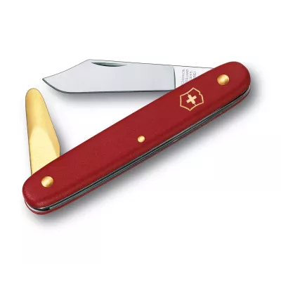Садовий ніж Victorinox Budding 2 100 мм у блістері червоний (3.9110.B1)