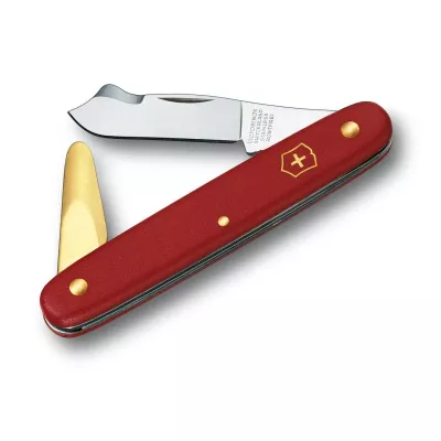 Швейцарський ніж Victorinox Budding Combi 2 садовий 100 мм 3 функції червоний в блістері (3.9140.B1)