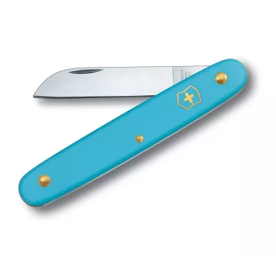 Швейцарський ніж Victorinox Floral садовий 100 мм 1 функція блакитний у блістрі (3.9050.25B1)