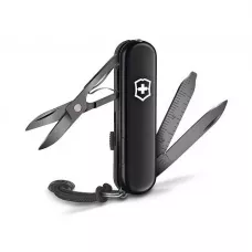 Швейцарський ніж "Victorinox" Signature Lite Onyx Black 58 мм, 7 функцій, чорний (0.6226.31P)