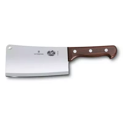 Кухонний ніж-тесак Victorinox Kitchen Cleaver Wood 18 см з дерев'яною ручкою (5.4000.18)