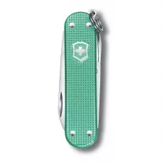 Ніж-брелок Victorinox Classic SD 58 мм, 5 функцій, Зелений (0.6221.221G)