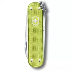 Ніж-брелок Victorinox Classic SD Alox Colors Lime Twist 58 мм, 5 функцій, Зелений (0.6221.241G)