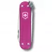 Ніж-брелок Victorinox Classic SD Alox Colors Flamingo Party 58 мм, 5 функцій, Рожевий (0.6221.251G)