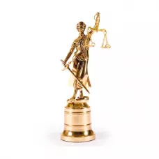 Cтатуетка Феміда Virtus Figure Justice Small бронза 26 x 7,5 см (1340)