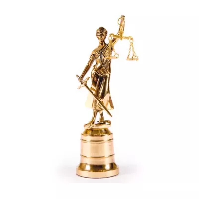 Cтатуетка Феміда Virtus Figure Justice Small бронза 26 x 7,5 см (1340)